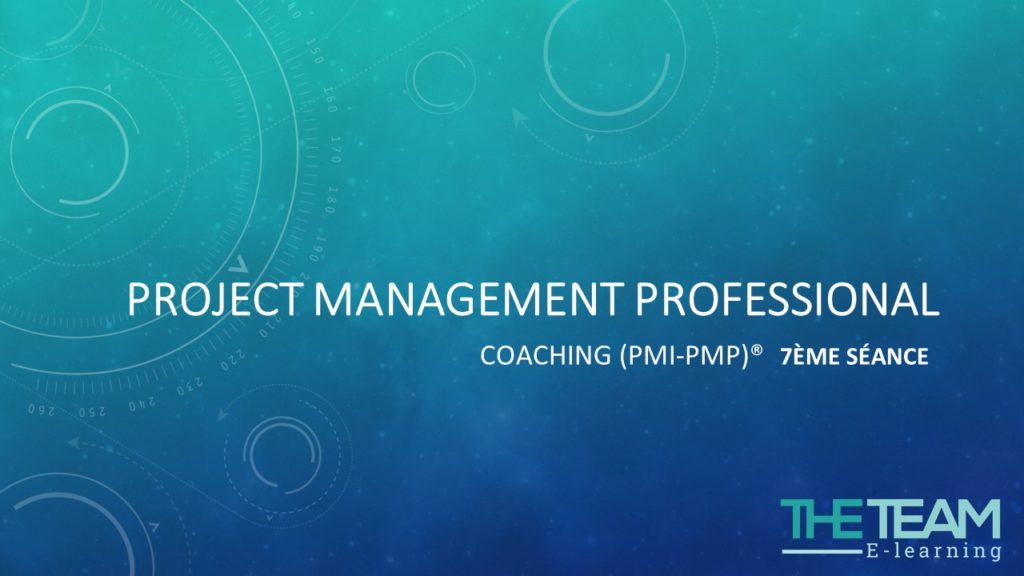 E-learning coaching PMP 7ème séance The Team