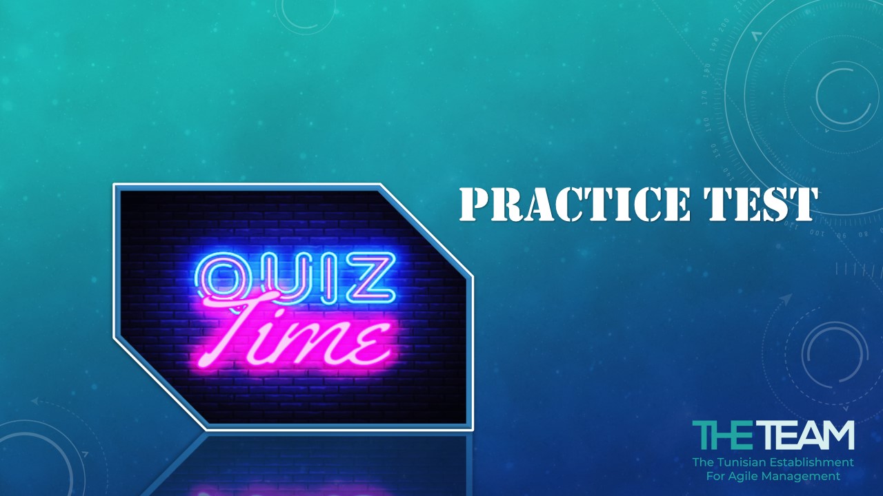 the team e-learning tunisie pmi acp pmp rmp psm pspo csm csmp ecba lean mba certification exam prep practice tes questions