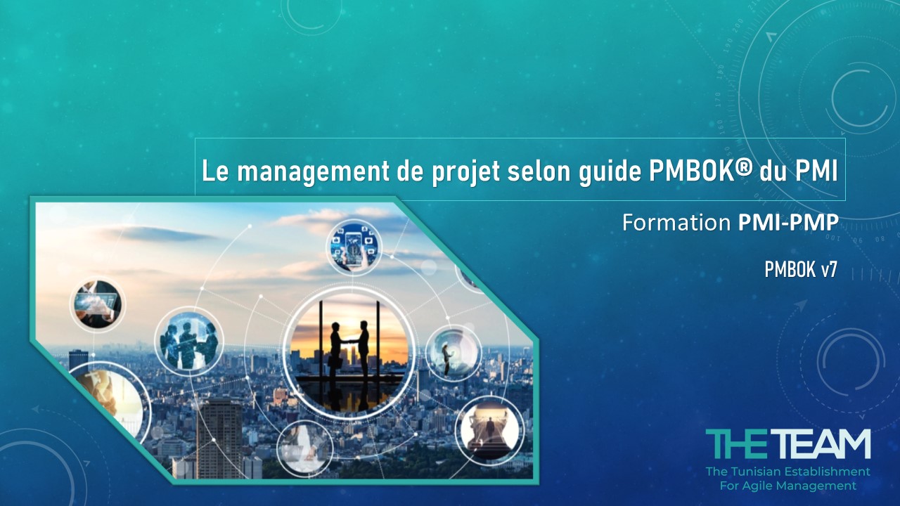 THE TEAM Tunisie PMP Formation Project Management Professional E-learning Online et Hybride pmbok v7 update new