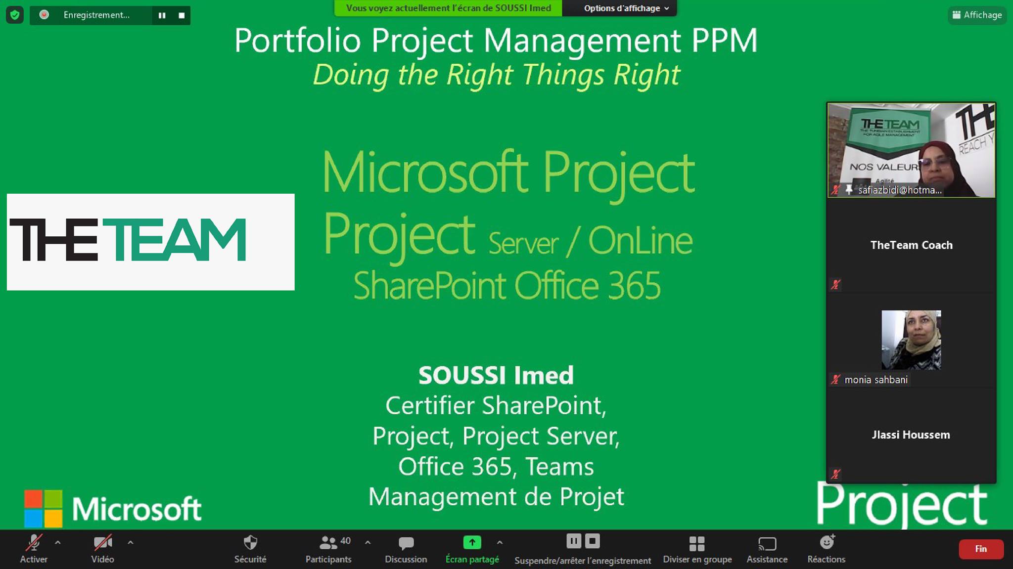 Webinaire Microsoft PPM : Project & Portfolio Management MS Project / Project Server / Project Online
