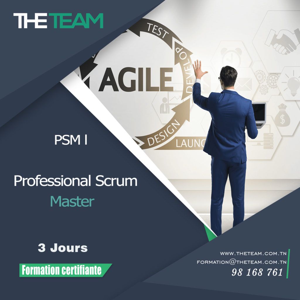 THE TEAM TUNISIE E-learning Formation PSM Professional Scrum Master Exam Prep