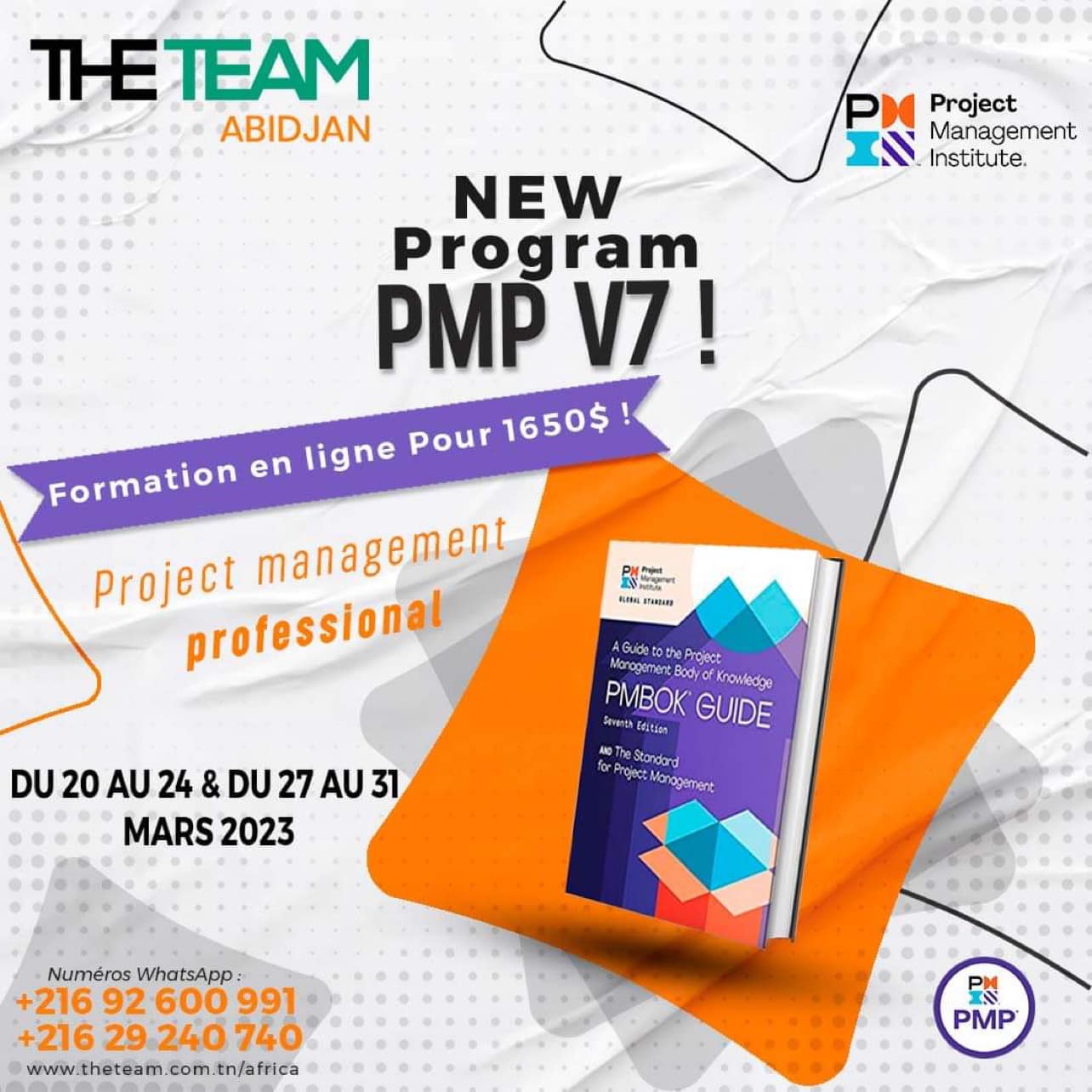 FORMATION PMP Abidjan